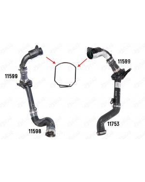 TURBO BORUSU SEKMANI RENAULT FLUENCE / KANGOO / MEGANE III 1.5 dCi DİZEL TİCARİ - HAFİF TİCARİ